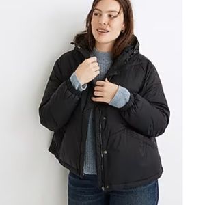 Madewell Chevron Packable Puffer Jacket, Size S